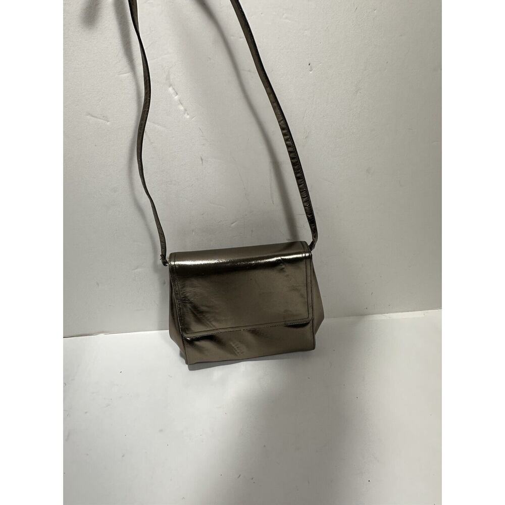 Frenchy of California Purse Vintage 70s Metallic Golden Shoulder Bag Boho Hippie